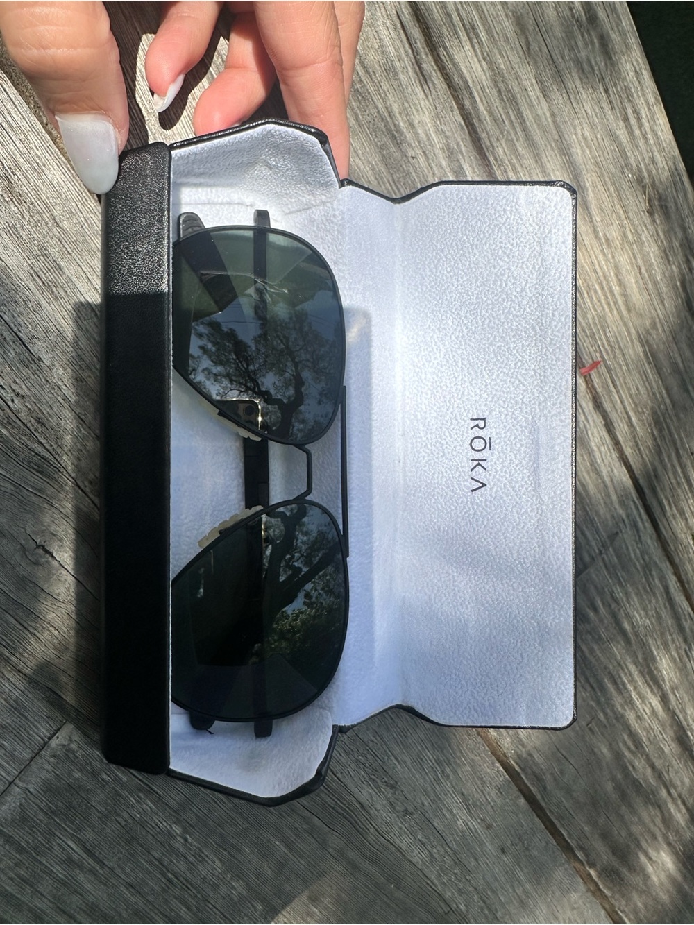 Roka Women’s Aviator Sunglasses - Black